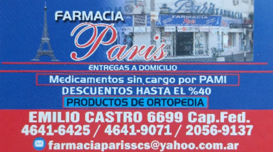 farmacia paris